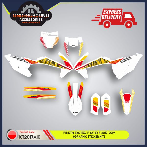 קיט מדבקות KTM EXC-XCW 17-19 / KTM XC-SX/F 16-18