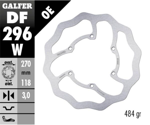 דיסק קדמי YAMAHA WRF/YZ/YZ-F 2021-23
