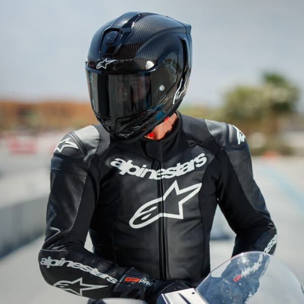 ⁦Alpinestars Supertech R10 Carbon Helmet קסדת אלפינסטארס⁩ – תמונה ⁦2⁩