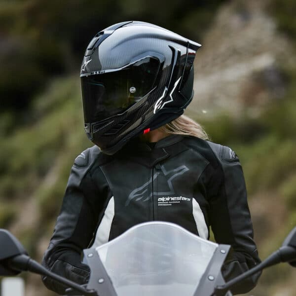 ⁦Alpinestars Supertech R10 Carbon Helmet קסדת אלפינסטארס⁩ – תמונה ⁦3⁩