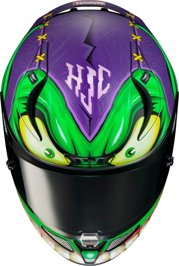 ⁦HJC RPHA 11 Green Goblin ראפה 11 הגובלין הירוק MARVEL מארוול⁩ – תמונה ⁦4⁩