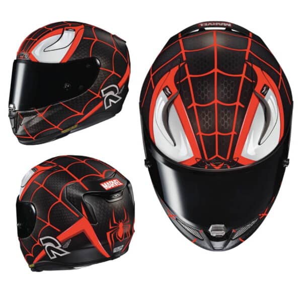 HJC RPHA 11 Miles Morales Spiderman Black/Res מיילס מוראלס ספיידרמן מארוול