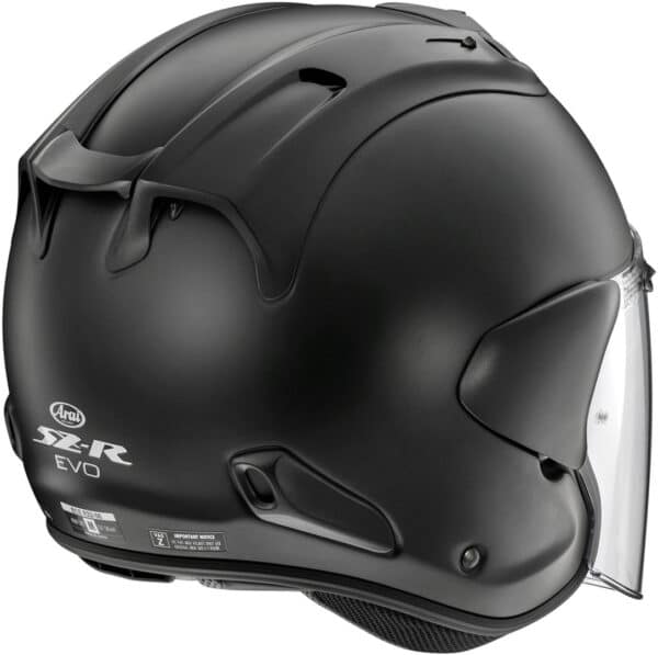 ⁦Arai SZ-R Evo Frost Black קסדת אראי 3/4 שחור מט⁩ – תמונה ⁦2⁩