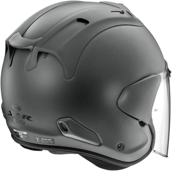 ⁦Arai SZ-R Evo Gun Metallic Frost קסדת אראי אפור מט 3/4⁩ – תמונה ⁦2⁩