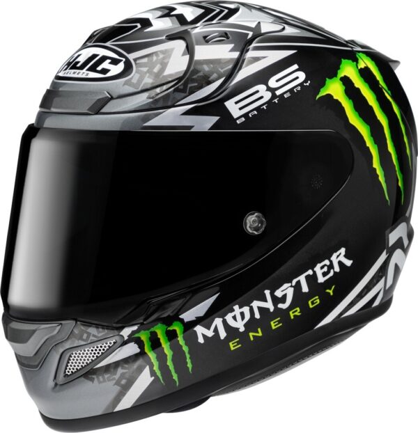 HJC RPHA 12 Quartararo Replica Black קסדה ראפה 12 קוואטרארו רפליקה מונסטר