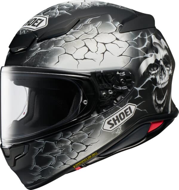Shoei NXR 2 קסדה מלאה שואי גולגולת שחור אפור TC-5 GLEAM