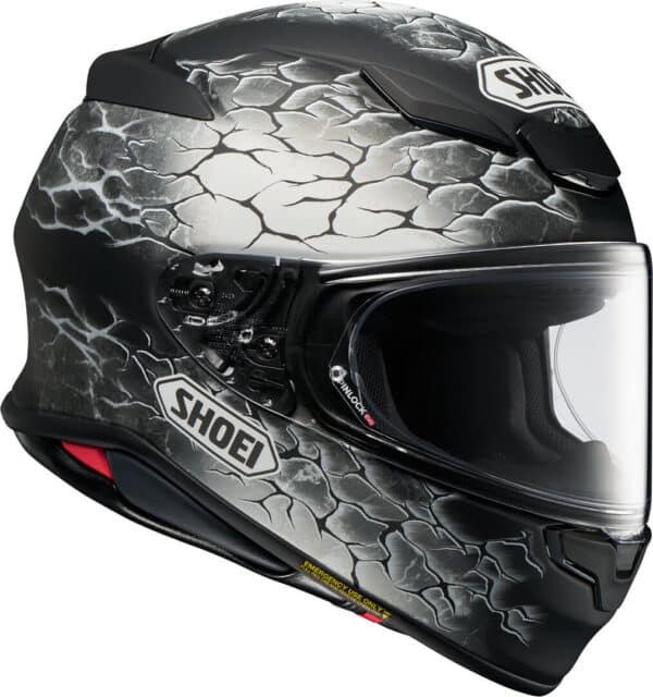 ⁦Shoei NXR 2 קסדה מלאה שואי גולגולת שחור אפור TC-5 GLEAM⁩ – תמונה ⁦4⁩