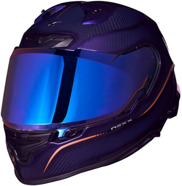 ⁦קסדה מלאה קרבון נקסס קרבון סגול  NeXX X.R3R Carbon⁩ – תמונה ⁦4⁩