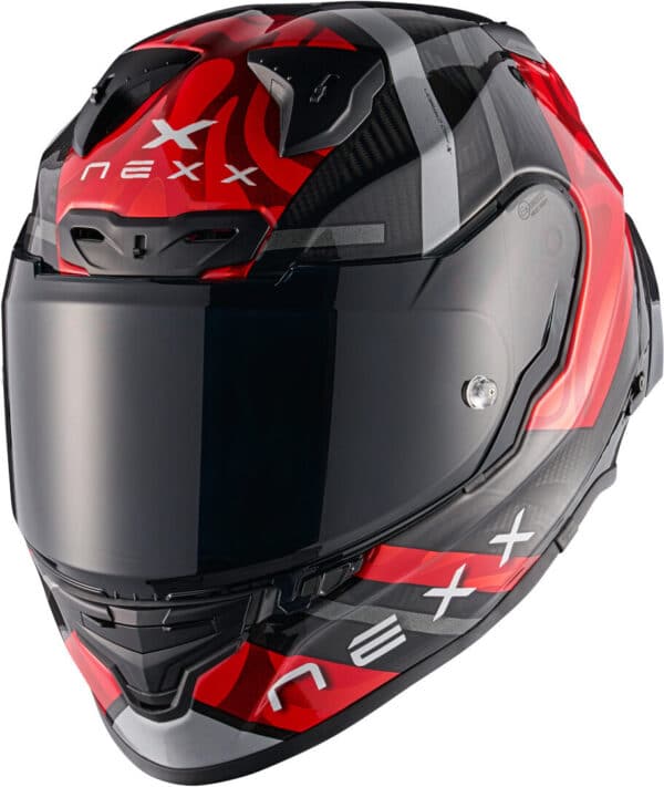 קסדה מלאה קרבון נקסס סווירל אדום  NeXX X.R3R Carbon