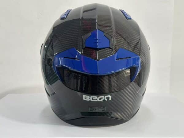 ⁦קסדה מלאה קרבון כחול  Beon - B506⁩ – תמונה ⁦2⁩