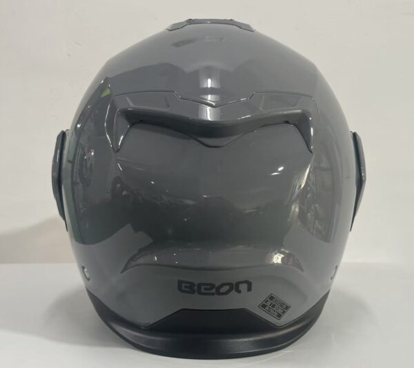 ⁦קסדה נפתחת 180 אפור בטון מבריק BEON⁩ – תמונה ⁦4⁩