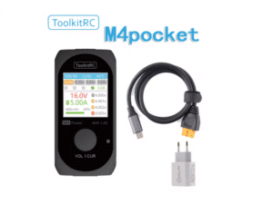 מטען ToolkitRC M4Pocket 80W מיני חכם קומפקטי 1-4S