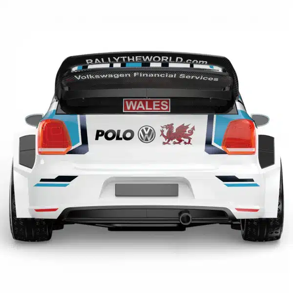 ⁦מכונית ראלי דריפט פולו - MJX Hyper Go 7304 VW Polo Brushless 1:7 - 3S / 4S LiPo RTR צבע כחול⁩ – תמונה ⁦3⁩